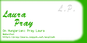 laura pray business card